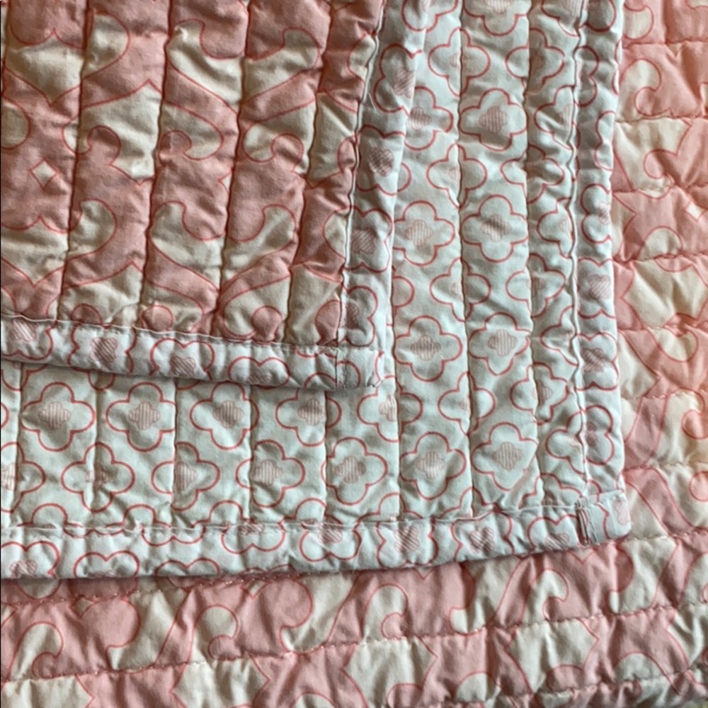 Dwell Studios Childrens Blanket PlayMat Pink White - Picture 4 of 9